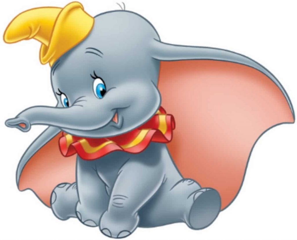 Dumbo, una caricatura de Disney que Cumple años en mayo