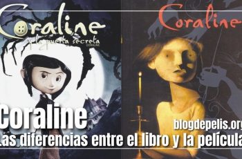 Película vs libro de Coraline y la puerta secreta